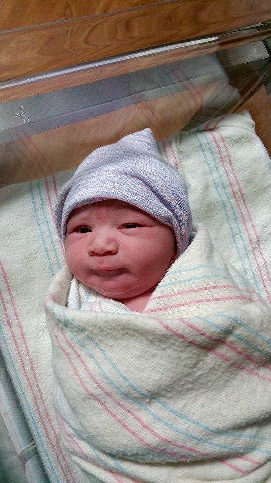 CoachPhillipsX's tweet photo. Our newest family member was born today. Elizabeth Witherspoon. http://t.co/wqdTvM56VT