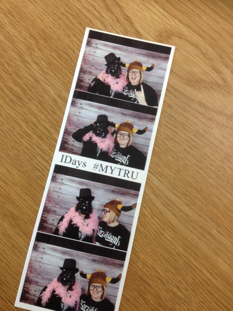 TRUStudyAbroad's tweet photo. Check out our photo booth at the global village in Old Main! #mytru #IDays http://t.co/b0KxGNgZXc