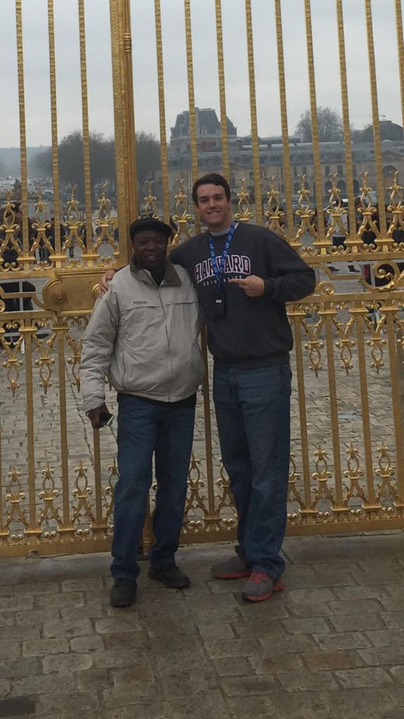 MaxwellAWoods's tweet image. Versailles with my main man!