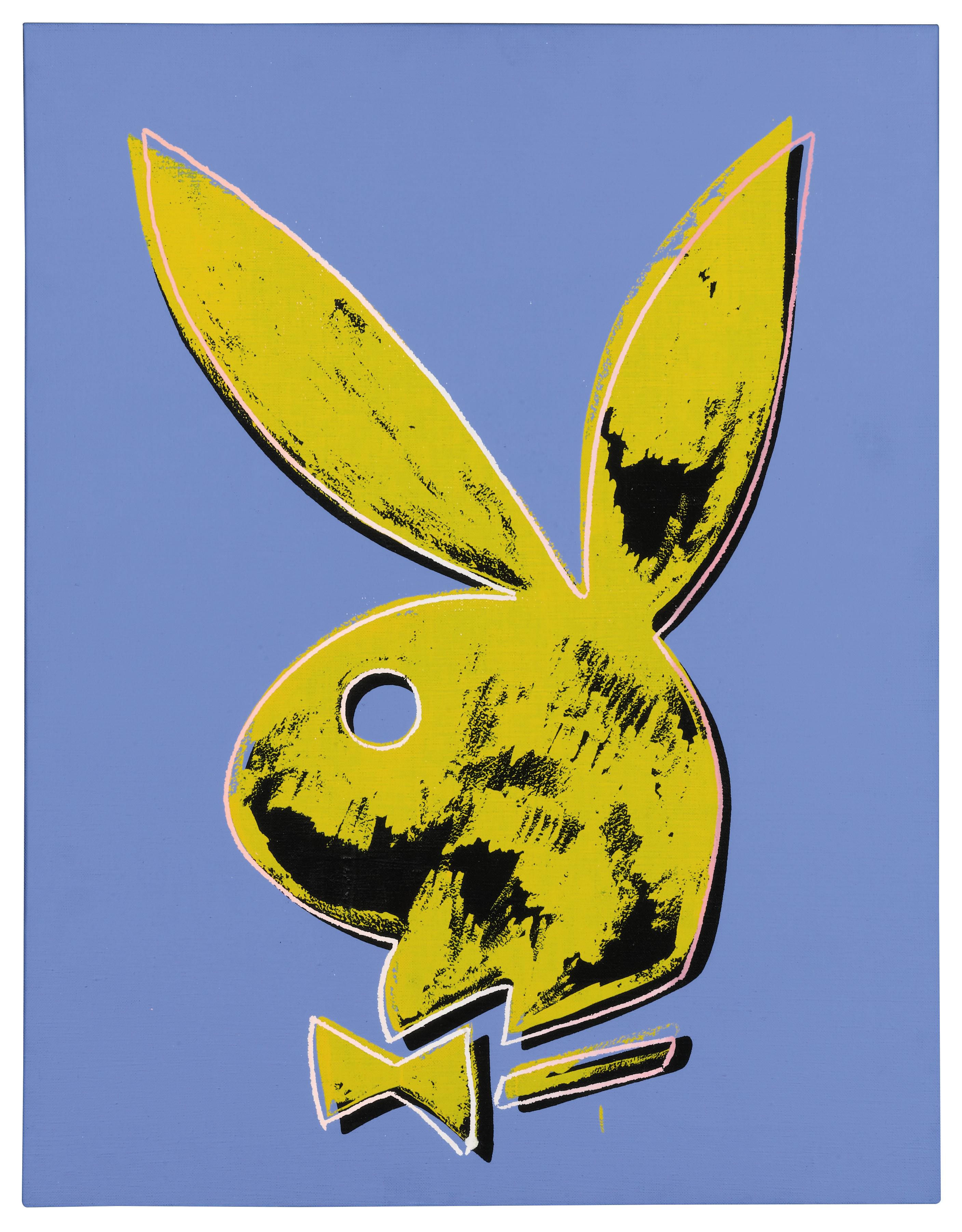 Sotheby's on X: #AuctionUpdate The first ever Andy Warhol 'Playboy Bunny'  to appear at auction brings £425,000 #sothebysbearwitness   / X