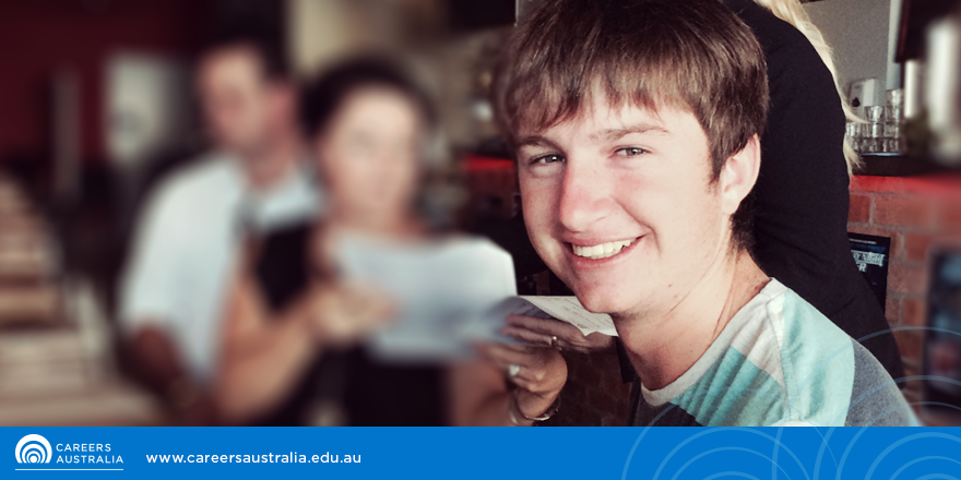 careersaus's tweet photo. Congrats to Connor Soloman from @mueller_college who has signed up for a school based apprenticeship at Brisk Bistro http://t.co/4O1w2xeUeY