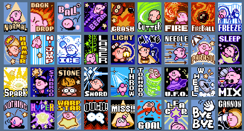 Actualizar 123+ imagen kirby ability icons - Abzlocal.mx