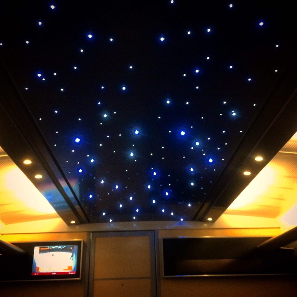 ALTravelProject's tweet photo. “@MissSundstrom: Just discovered that certain trains here in Sweden are gorgeous beyond words.
#ATP #StarryCeiling http://t.co/IRonNJnGxf”