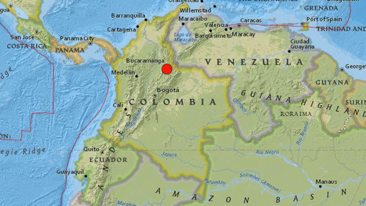 EsMaracaibo's tweet image. Sismo de 6,6 en #Colombia, a 35 km de Bucaramanga, profundidad de 161 km, según @sgcol. Se sintió en Maracaibo