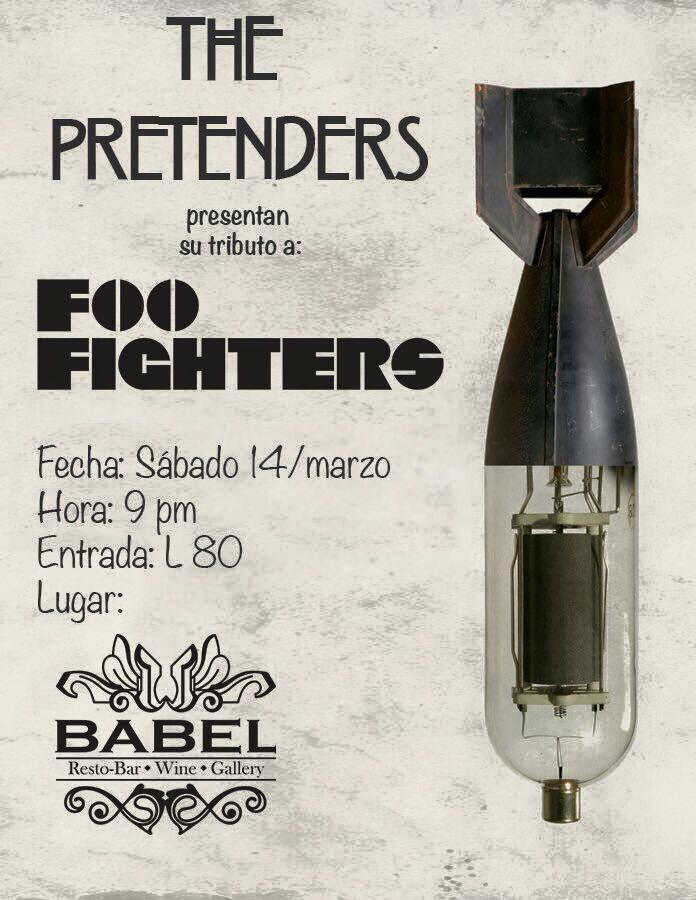 babel_hn's tweet photo. Esta semana: mucha música en Babel! Tributo a Blink 182 y Foo Fighters #EnVivo http://t.co/AOdoX2tdmR