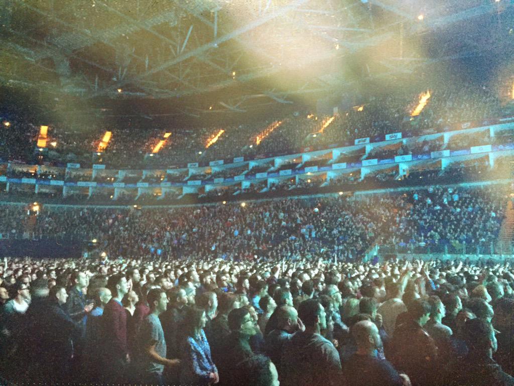 What a crowd! <a href="/TheO2/">The O2</a> London #NGHFBTour