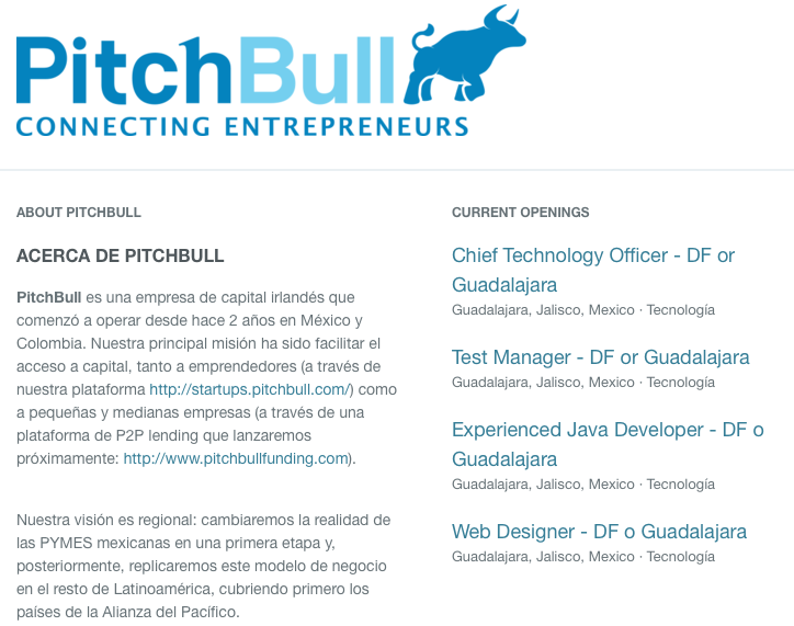 CAPITULO2_MX's tweet photo. ¡En PitchBull buscamos a los mejores en #diseño web, #testing y desarrollo de #tecnología http://t.co/eMhH8BSOlw ! http://t.co/1yysf5orgz