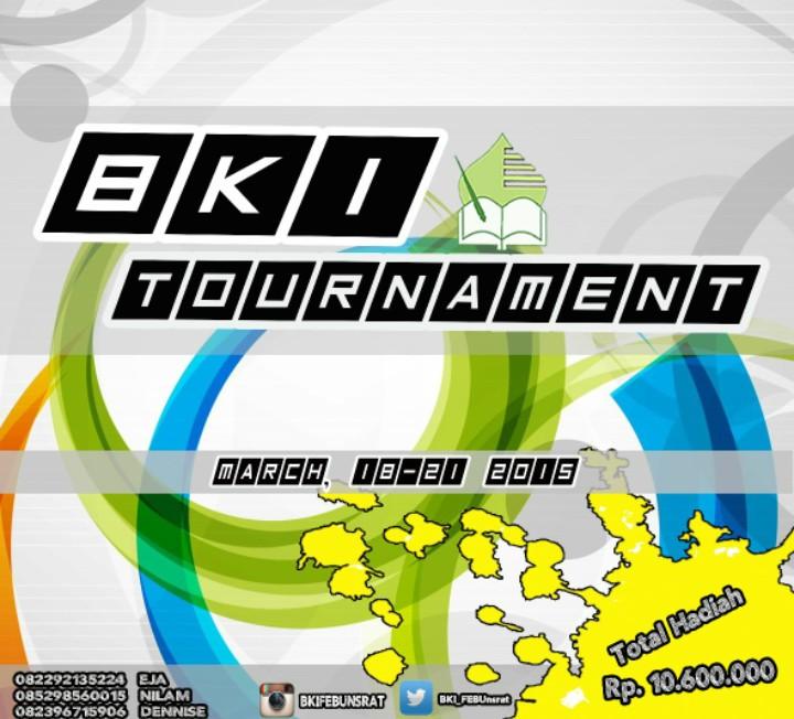 Guys, prepare your self for BKI Turnament. Don't miss it. Come on join us 😁