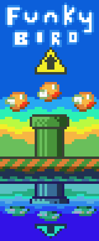 luciddesignart's tweet photo. @ManiacKickSirup 
Something inspired by your project... #pixelart #funkybird #flappybird http://t.co/tXZENht0Zs