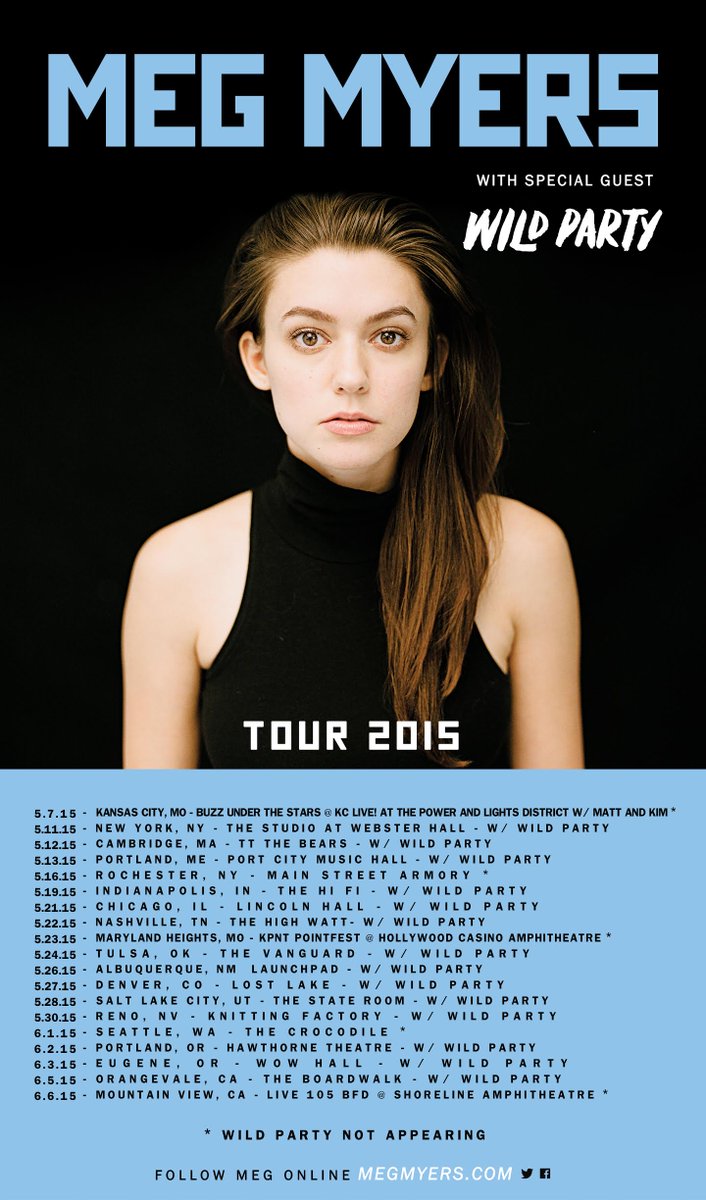 The <a href="/wildparty/">Wild Party</a> boys are at it again! They'll be joining <a href="/megmyers/">MEG MYERS</a> this May and June.
