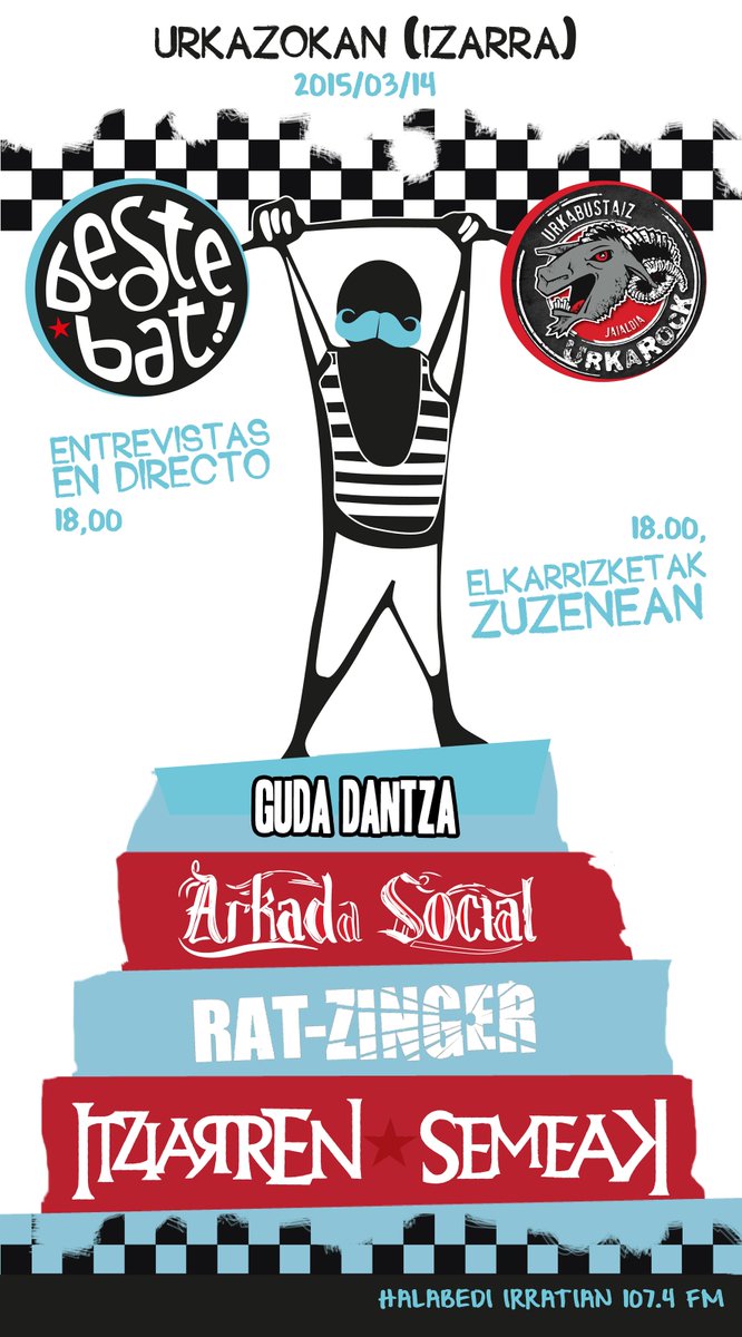 Este sábado en directo desde Izarra!