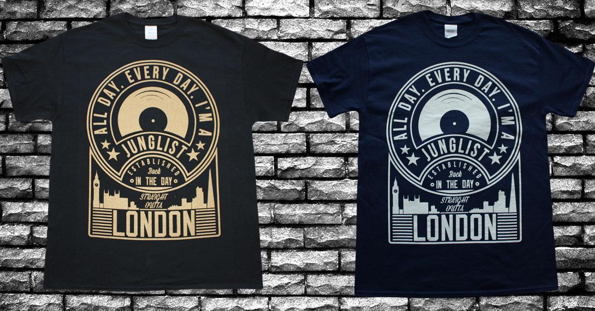 Grab yourself a Ltd Edition Gold All Day Every Day I'm a Junglist T-Shirt @Junglistnetwork shop.junglistnetwork.com/collections/ju…