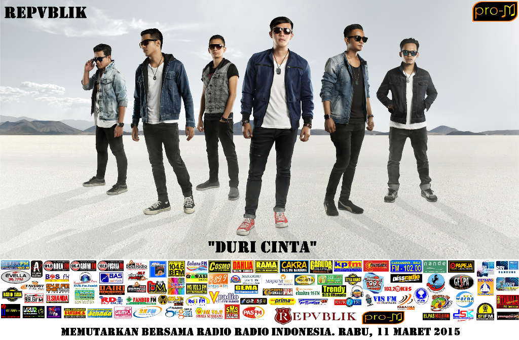 LazuarRadio's tweet photo. Hallo Repvblikan , jam 10 pagi kita bakal puterin single baru @Repvblik_IND - #DuriCinta pressented by : @LabelProM http://t.co/TDG2RNQYiB