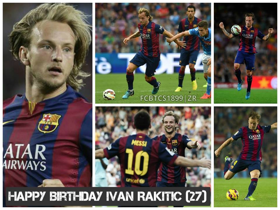 One of the best midfielders in world football turns 27 today.
Happy Birthday Ivan Rakitic. <3 