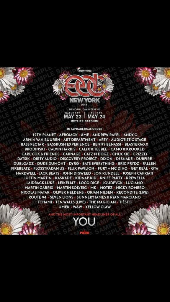 Afrojack247's tweet photo. IF this is real...looks like @djafrojack will be back for another year of #EDCNJ http://t.co/om3SfjGMh7