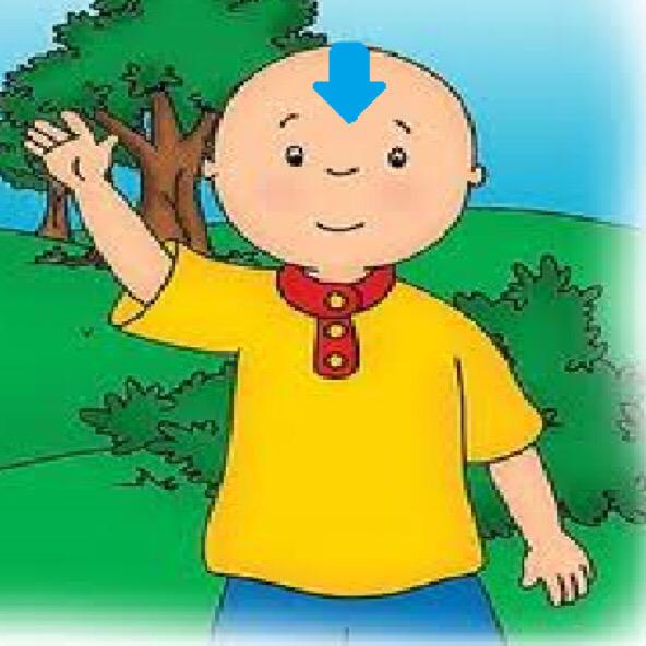 Caillou wanna be Aang so bad