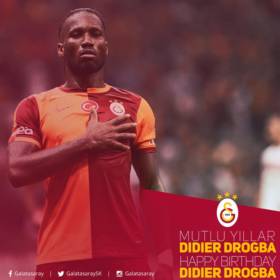 Mutlu Y llar Didier Drogba! / Happy Birthday Didier Drogba! 