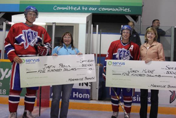 MorinvilleKHV's tweet photo. Morinville is KRAFT HOCKEYVILLE!!! GO MORINVILLE!!! #KHV2015 #khv_morinville #krafthockeyville http://t.co/Y2JJaWI0vg