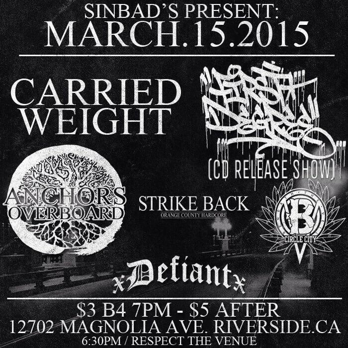 <a href="/firstdegreehc/">First Degree</a>  CD RELEASE SHOW! MARCH 15 SINBADS IN RIVERSIDE. NEW VENUE! WILL BE FILMED! $3 before 7!