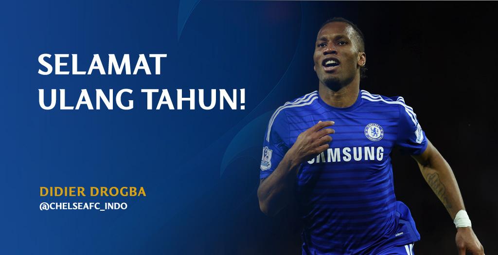 Happy Birthday Didier Drogba yang pada hari ini berusia 37 tahun! 