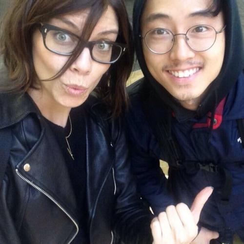 NomanTwd's tweet photo. Good Night Family @EnerGiz_Dixon @HunterAlsayyad @TWD2015 @LaurenCohan @steveyeun @_LoveNorman @marcia__carol 😍😍😍 http://t.co/VShRfmrLHI