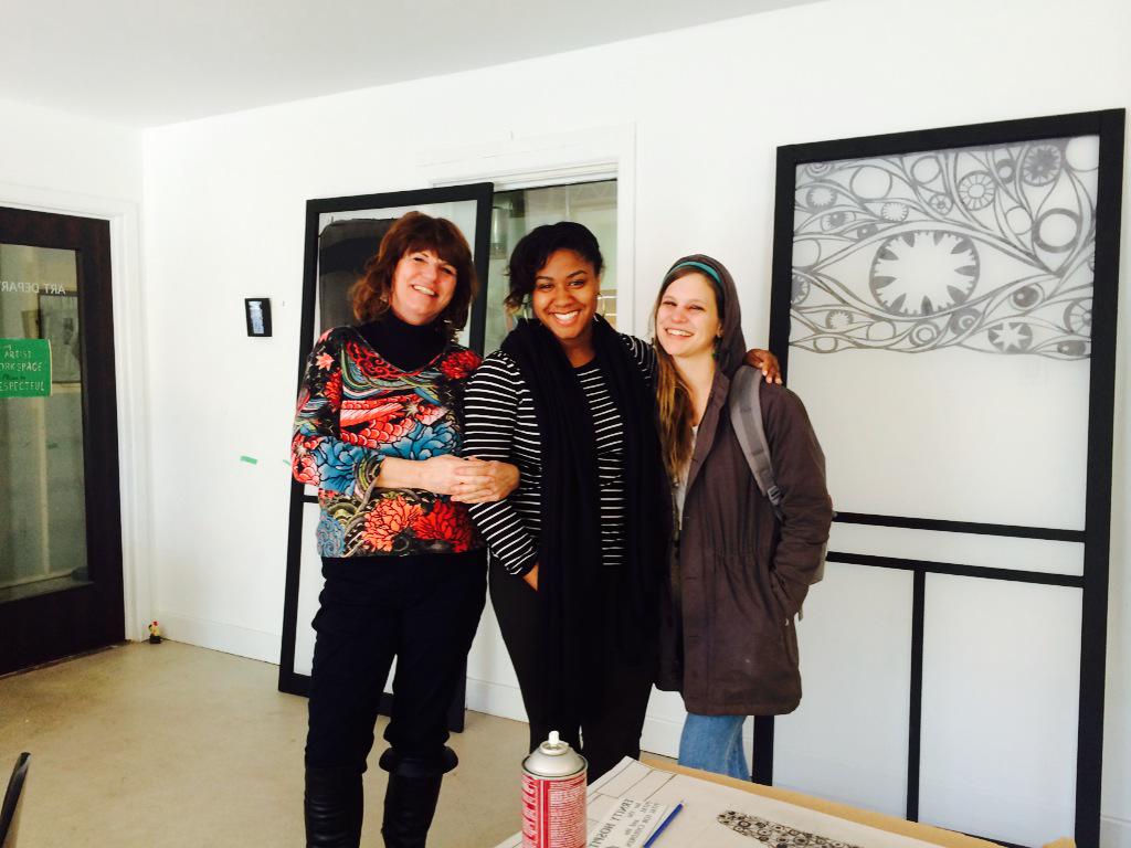 wonderneath1's tweet photo. Talking about justice efforts throughout the city. Exciting that this meeting happened as we prepped #justice art! http://t.co/HvSQwMkNYv