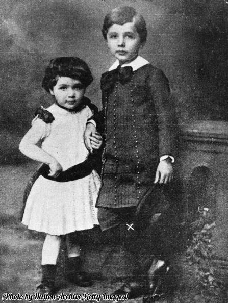 Picture of Albert Einstein in 1888 