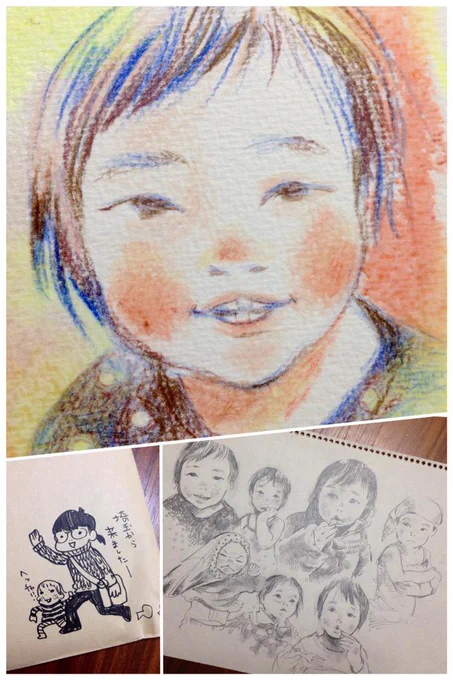 トミイマサコさん(@tomidoron )に娘の似顔絵を描いていただきました!嬉しい!娘本人が「ムスメちゃん!」と言ったくらい似ています。私はトミイさんの絵がとても好きです、似ているけどちゃんとトミイさんテイストなのがすばらしい! 
