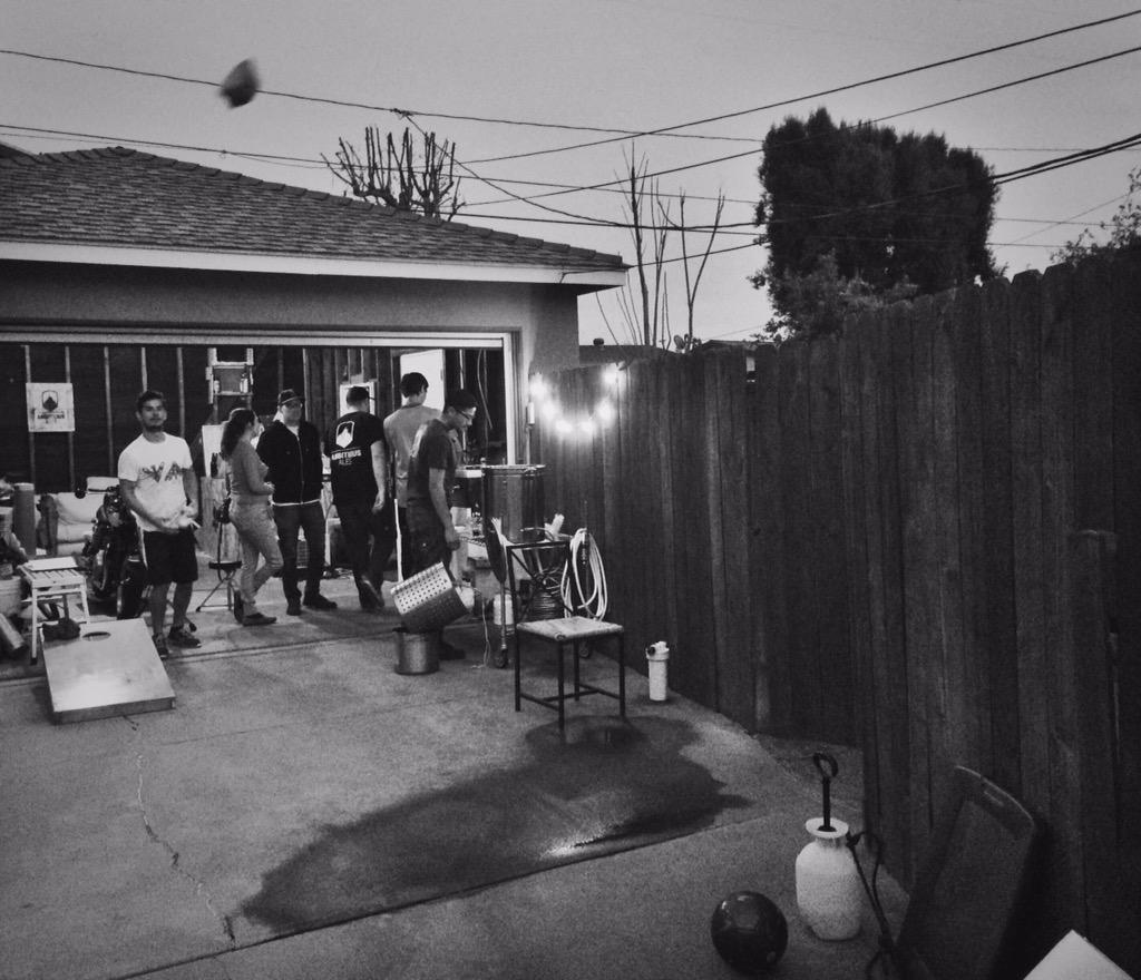 Fun and games at Ambitious Ales HQ while brewing our Fleurs De Fraise #craftbeer #strawberries #chamomile #lavender