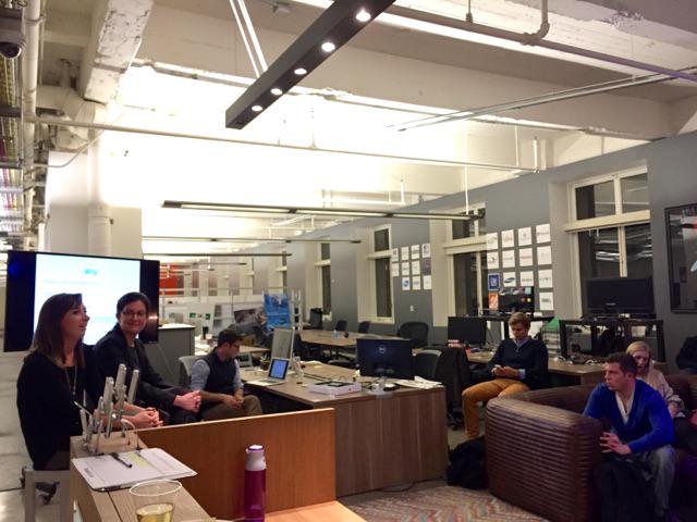 sharonwlau's tweet photo. .@brittanyroper5 from @wix speaking at our @FWD_us #fwdsf meet-up! http://t.co/XQ0zJNqaqI