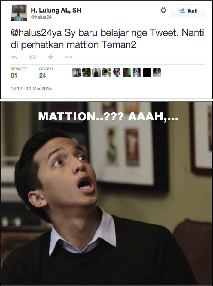 GePamungkas's tweet photo. ..... RT @Arie_Kriting: Perasaan kamu pas lihat twit seperti itu,.. #Mattion http://t.co/XAA6q0q97x