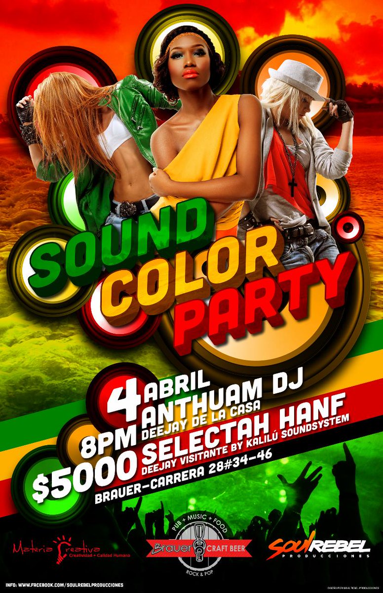 SOUND COLOR PARTY
bit.ly/1GpILeH
PROMO bit.ly/1Bv9m9t
#SINPOLVITOSDECOLORES