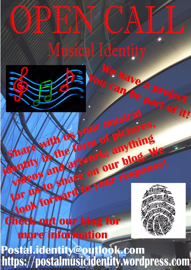 ryanhumphrey20's tweet image. Day 2 of Musical identity Postal Project, Keep sending stuff in! :)  #musicalidentity #Musicians #everyone #opencall