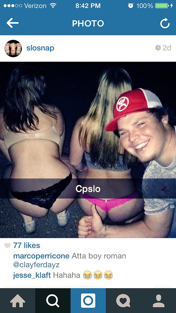 KellyODay95's tweet photo. I'm glad a rep from the rodeo team made the CPSLO snap story this weekend 😂😂😂 http://t.co/g9o84N19dg