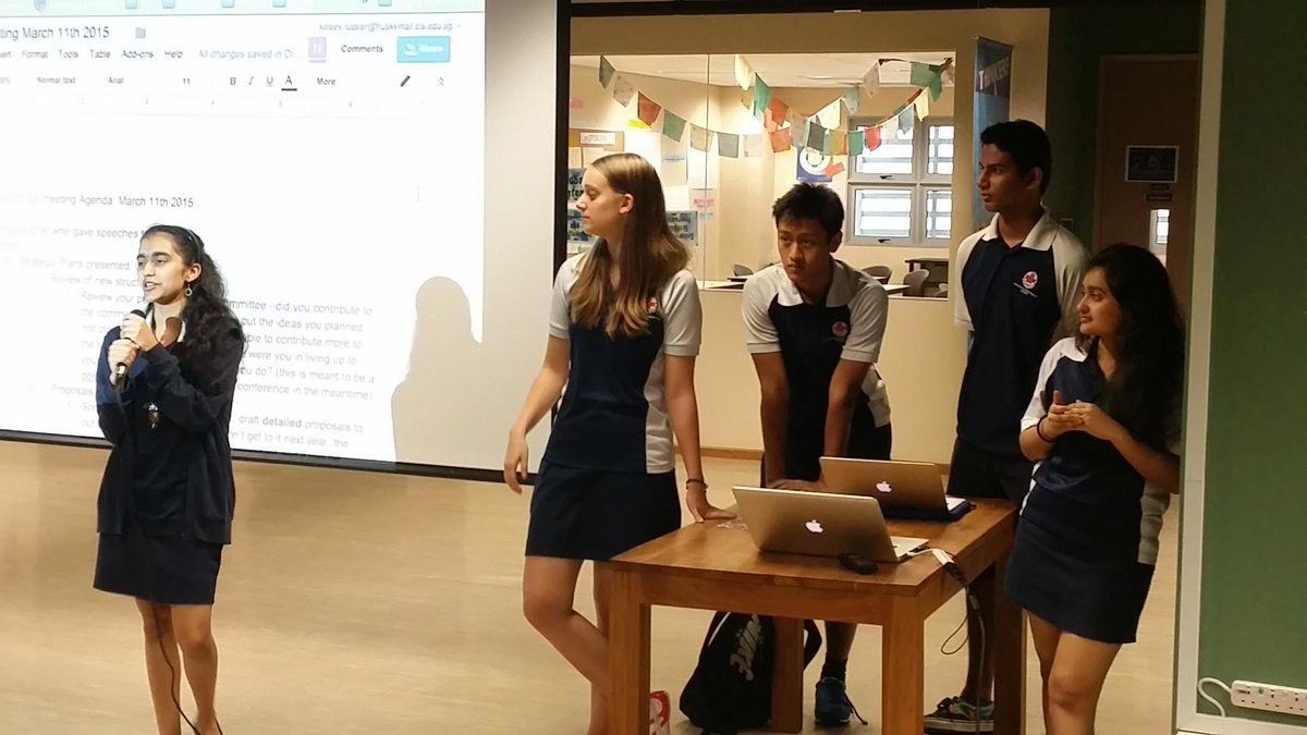 T_Scott_Little's tweet image. Student Leadership @CISsingapore #cisalpha