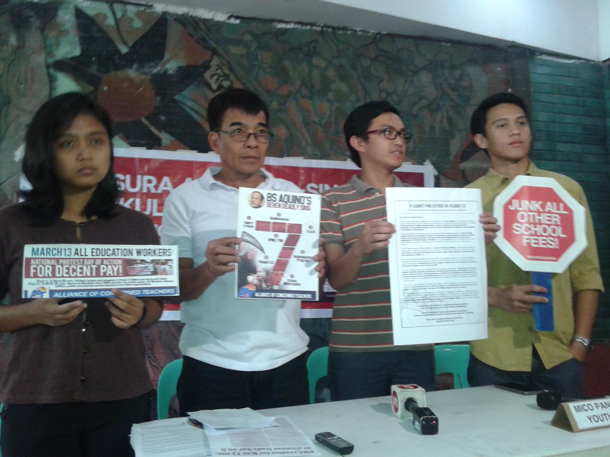 "@Actphils: Teachers &amp; students for March 13 National Day of Protest for Education,Truth &amp; Justice! " <a href="/YOUTHACTNOWnews/">Youth Act Now</a>