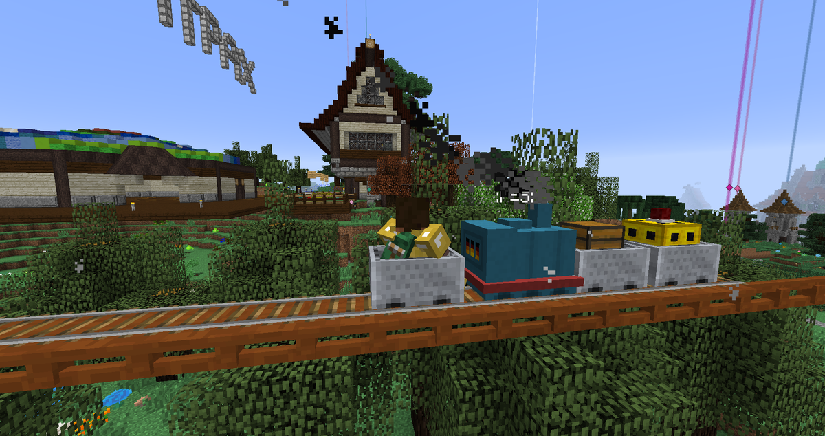 voxcpw's tweet photo. Rail-laying, cpw style. #railworld #forgecraft2 @morvelaira ;) http://t.co/0O4z6JHc2V