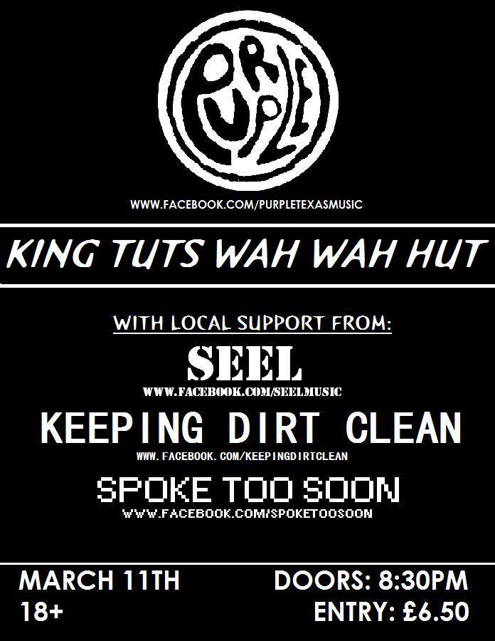 THANKS FOR THE RAD SHOW HULL!!!! TONIGHT WE PLAY GLASGOW AT <a href="/kingtuts/">King Tut's Wah Wah Hut</a>  WITH <a href="/SeelMusic/">SEEL</a> <a href="/KDCBand/">KeepingDirtClean</a> AND <a href="/SpokeTooSoonUK/">Spoke Too Soon</a> !