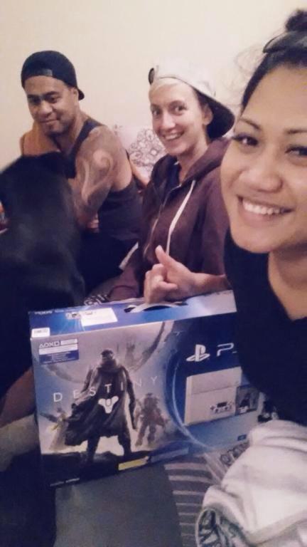 Simply_Cause's tweet image. Winner of 1st prize. PS4 White with Destiny Nora Mamea (Regency Media) Work Mate.