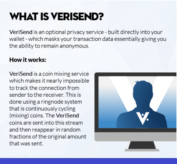 Megacoin_Fan's tweet photo. VeriCoin Feature - #VeriSend (optional privacy service) in Action: https://t.co/RB4R9hf23c
$vrc #Altcoins #privacy http://t.co/HhqZfNAfnP