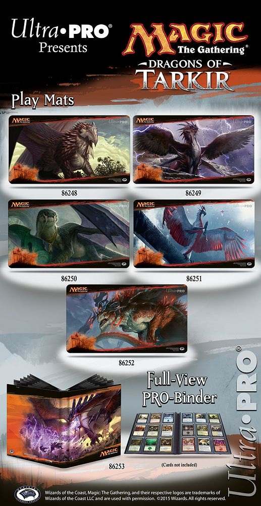 サプライ ウルトラプロからmtg タルキール龍紀伝 公式カードサプライが3月27日発売 スリーブ デッキボックス プレイマット カードアルバムのデザインが公開 田園補完計画 第十七次中間報告書