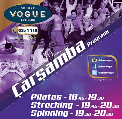 Deluxe Vogue Life Club da Çarşambaların vazgeçilmez grub dersleri: