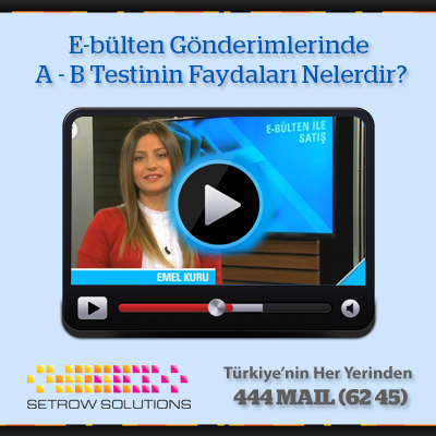 setrow's tweet photo. E-bülten gönderimlerinde A - B testinin faydaları nelerdir? | Video İçin Tıklayınız : http://t.co/Jq6bGmQiyW http://t.co/wGcLll6Xjy