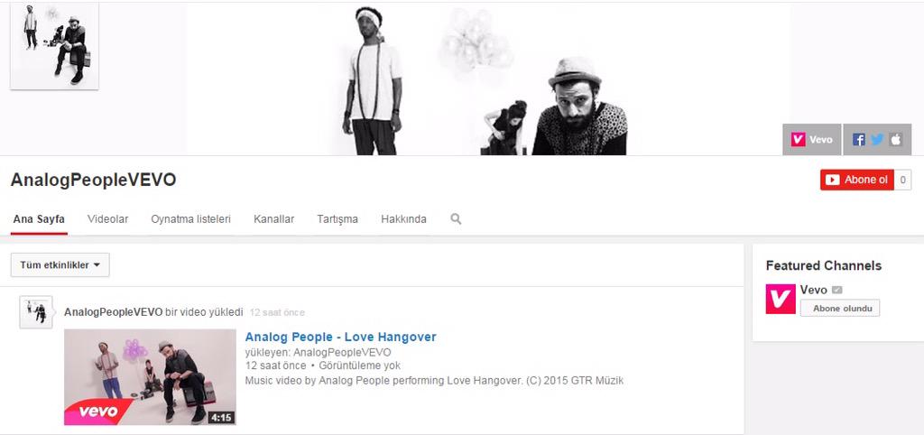 AnalogPpl's tweet photo. Love Hangover video is out on Analog People VEVO channel.
https://t.co/bN7zhjv3JW
#LoveHangover #AnalogPeople http://t.co/EpiDPy5ayH