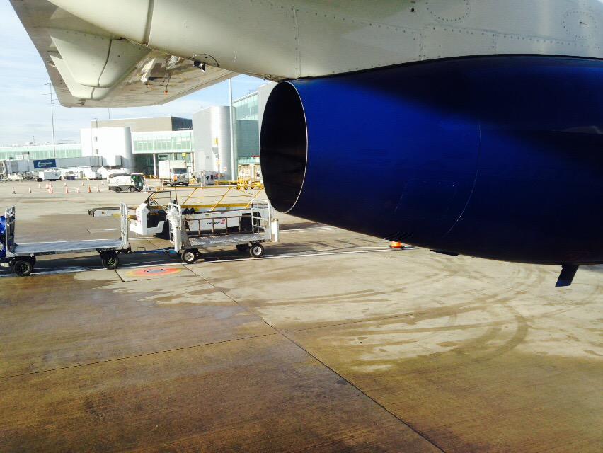 davejc63's tweet photo. Just sat on plane ready for trip to Billund  in DK. Nice and sunny but breezy hope the take off won't be too dramatic http://t.co/iGPLb74QIR