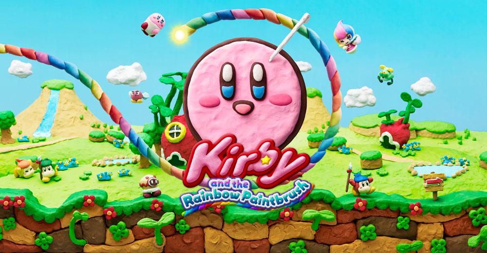 NintendoUK's tweet image. The gloriously colourful #Kirby and the Rainbow Paintbrush will arrive on #WiiU on 8th May!