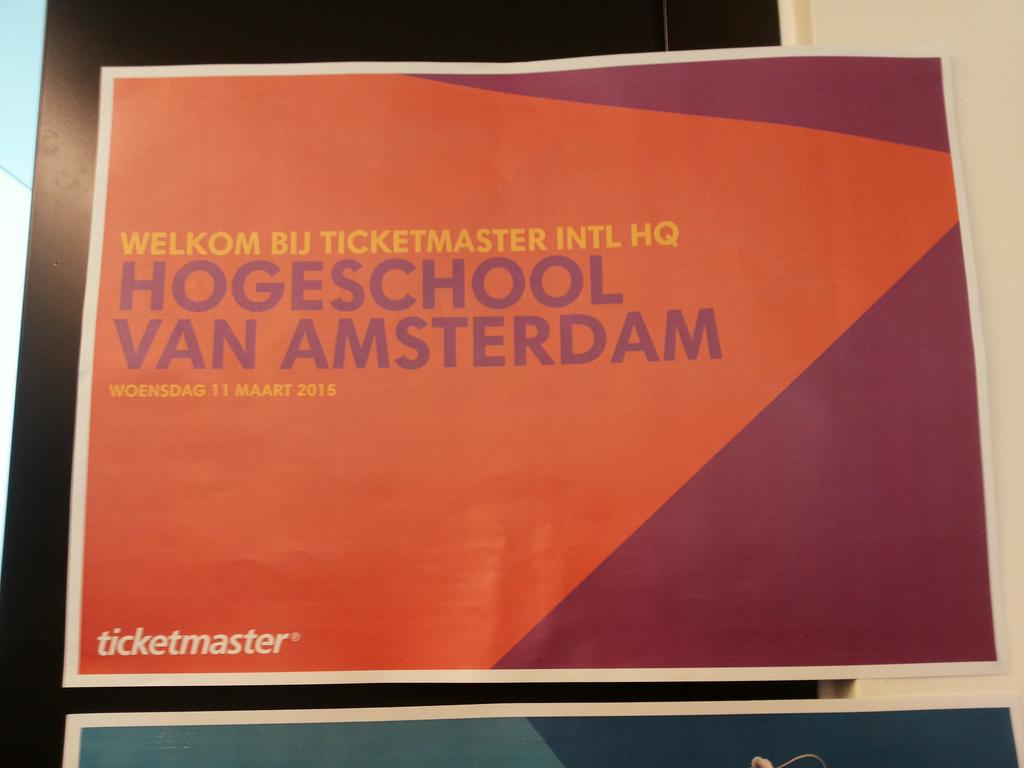 MinorBSE's tweet photo. Student of the @HvA @MinorBSE are@Ticketmas in London to learn more about #ticketing @Ticketmaster #dougsmith http://t.co/oX2osknrQh