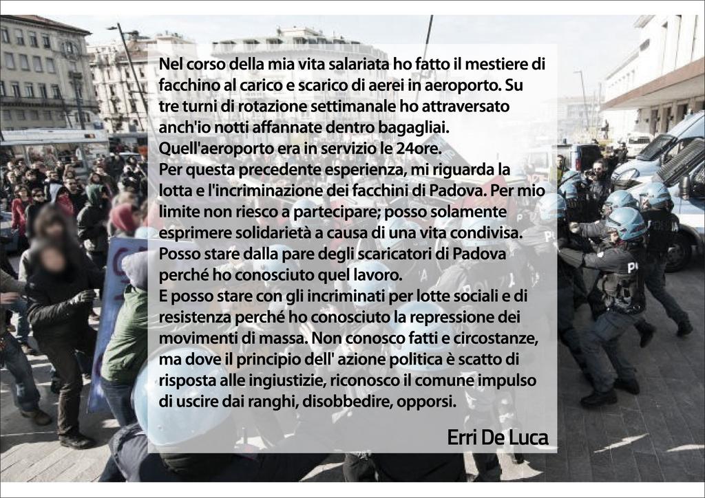 marco_sirotti's tweet photo. Parole di @Erriders per capire che la dignità si conquista con le lotte.domani h21 #padova http://t.co/iYt0ElmZEB http://t.co/INZ6GYvI4P