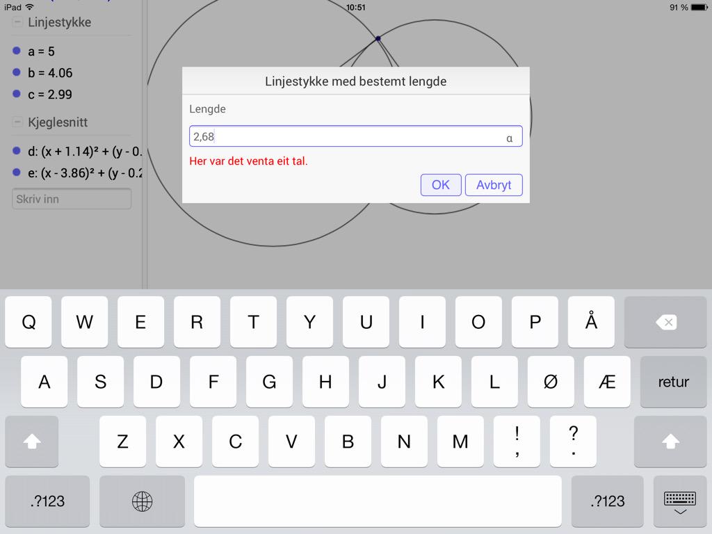 Geogebra på nynorsk, rett inn i framtida. #oddaskolen