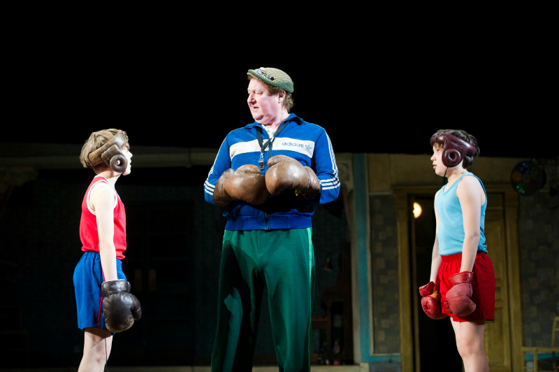 BillyElliotUK's tweet photo. Tonight we welcome Thomas Hazelby and Nathan Jones into the roles of Billy and Michael. Take a first look! http://t.co/xhH6jEzs5w